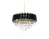 Подвесная люстра Lumina Deco Funneli LDP 6003-550 BK+F.GD