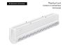 Трековый магнитный светильник Arlight MAG-VIBE-LASER-TURN-L209-12W Day4000 (WH, 24 deg, 48V) 044429