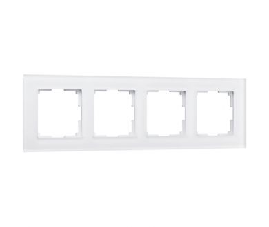 Рамка на 4 поста Werkel Favorit белый матовый W0041105 4690389159930