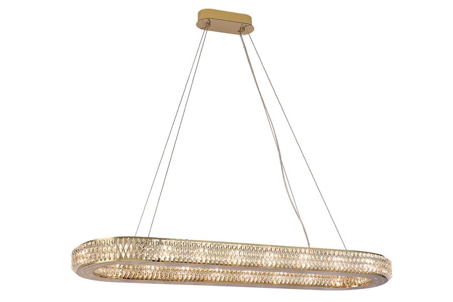 Подвесная люстра Newport Melody 8560/100 C oval gold polished М0070796