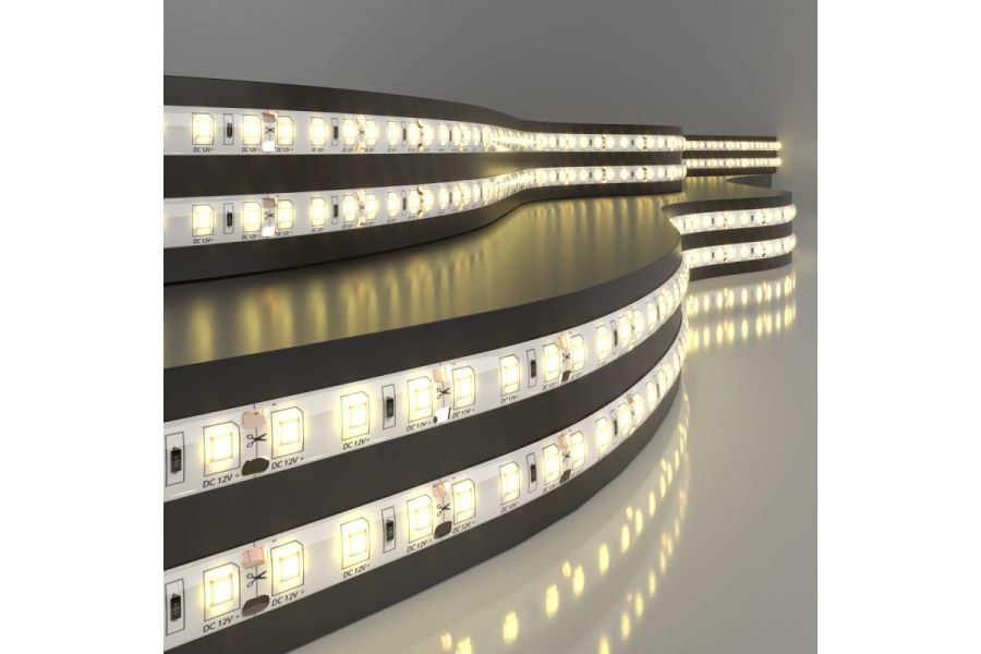 Светодиодная лента Elektrostandard 12V 9,6W 120Led 2835 IP65 теплый белый, 5м 4690389167034