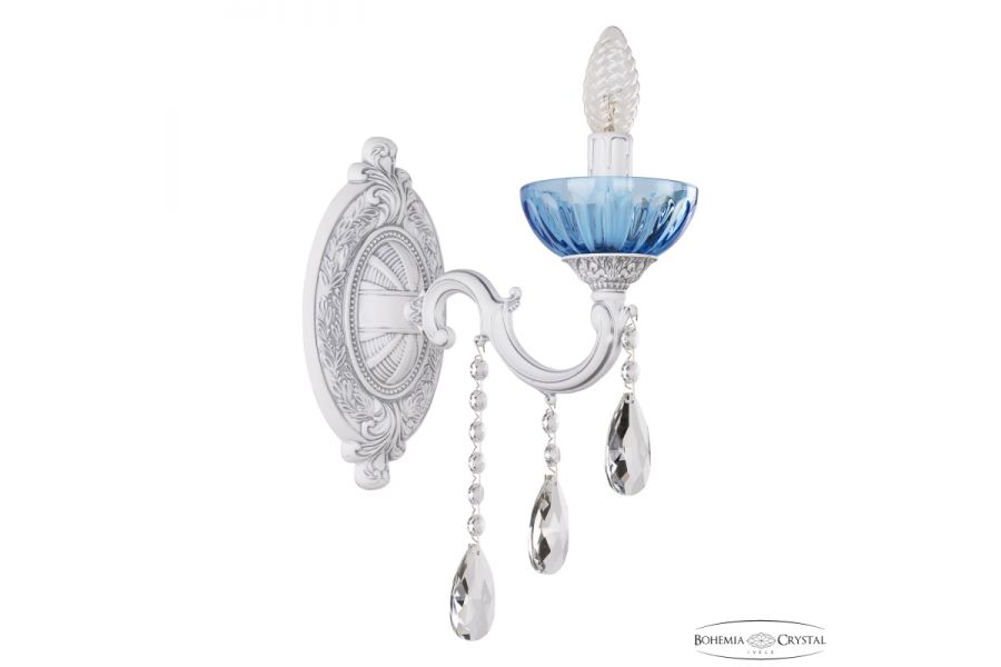 Бра Bohemia Ivele Crystal AL7801B10/1/175 B WMN P Aquamarine/M-1H