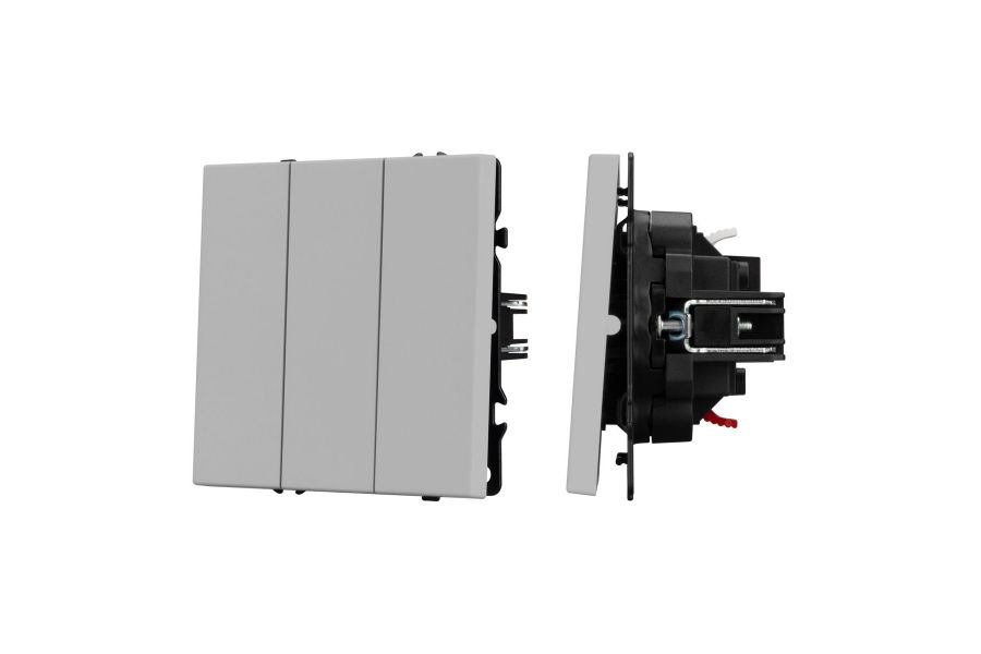 Выключатель 3 кл софт-тач никель Arlight SWT-MK03-SFPL-IS (250V, 10A) 061800(1)