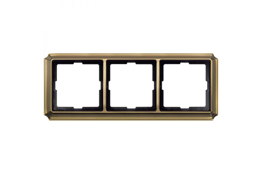 Рамка 3-постовая Schneider Electric Merten Antique/Artec MTN483343