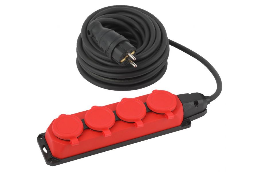 Удлинитель силовой Эра UK-4e-3x1,5-10m-IP44(KG) Б0057586
