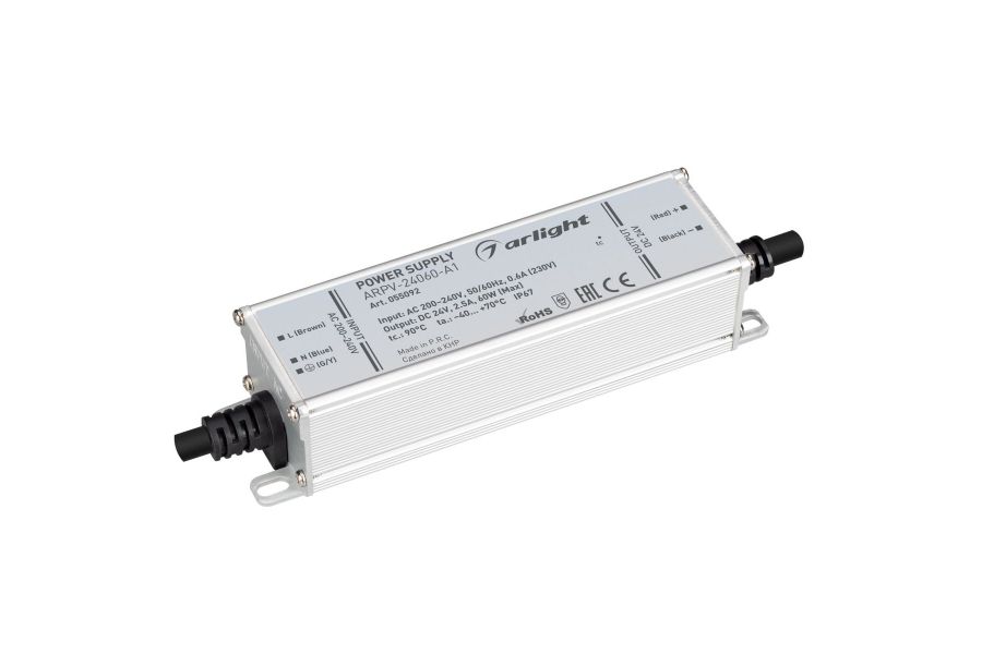 Блок питания Arlight ARPV-24060-A1 (24V, 2.5A, 60W) 055092