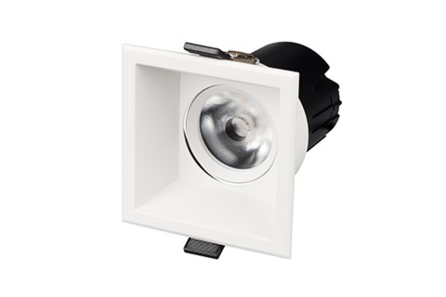 Карданный светильник Arlight MS-FLOW-BUILT-S85x85-6W Day4000 (WH, 38 deg, 230V) (IP20 Металл) 060944