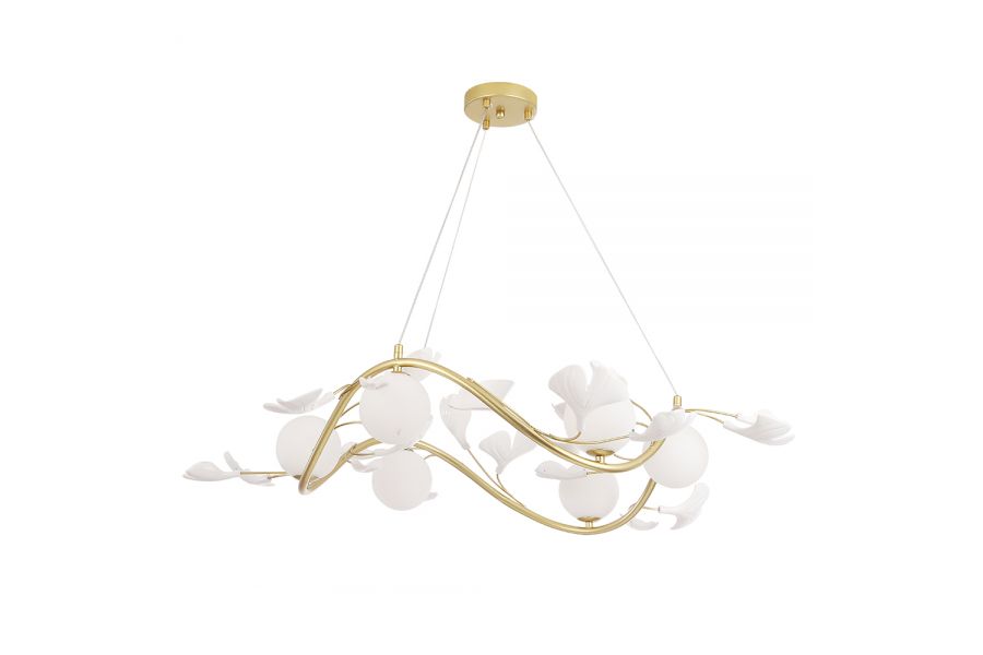 Подвесная люстра Crystal Lux COLIBRI SP6 GOLD