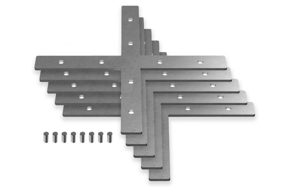 Соединитель Х-образный (5 шт.) Ambrella Light Profile System GP8057