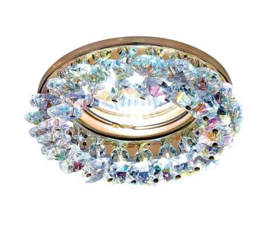 Встраиваемый светильник Ambrella Light Crystal K206 MULTI/G
