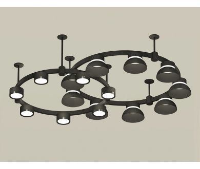 Комплект подвесного светильника Ambrella Light Techno Ring XR92221101 (A9222, A9227, C9238, C9232, N8113, N8141)