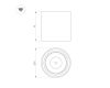 Накладной светильник Arlight SP-SALT-R75-8W Warm3000 (BK, 40 deg, 230V) 039379