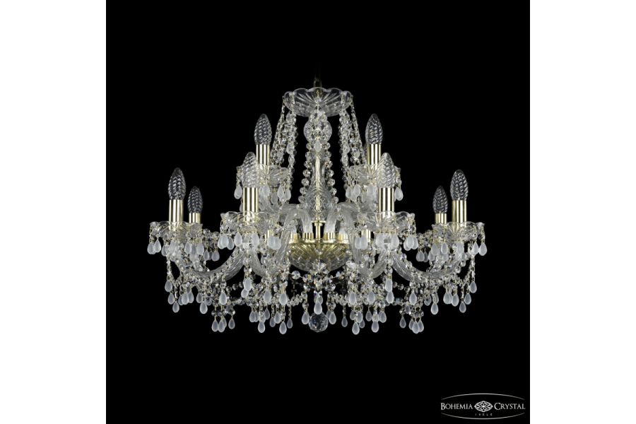 Подвесная люстра Bohemia Ivele Crystal 1410/8+4/240 G V0300