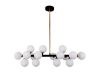 Подвесная люстра Lumina Deco Marsiada LDP 6033-16 BK+GD