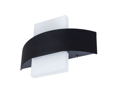 Уличный настенный светодиодный светильник Arte Lamp Croce A1444AP-1BK