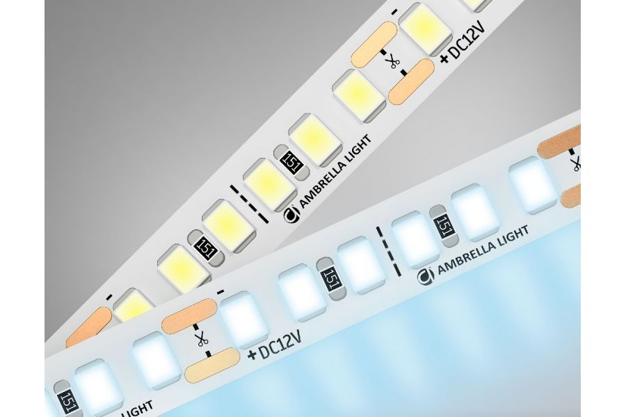 Светодиодная лента Ambrella Light LED Strip 12В 2835 14,4Вт/м 6500K 5м IP20 GS1303