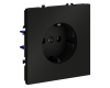 Розетка Voltum S70 VLS040108 (черный матовый)