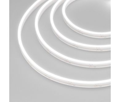 Лента герметичная Arlight MOONLIGHT-SIDE-A120-06x12mm 24V White6000 (9.6 W/m, IP65, 5m, wire x2) 041033