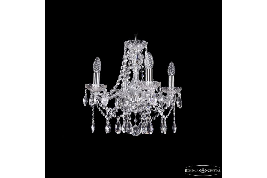 Подвесная люстра Bohemia Ivele Crystal 1413/4/141 Ni