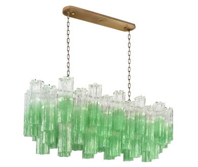 Подвесная люстра Loft IT Murano 10580/1000R Clear green