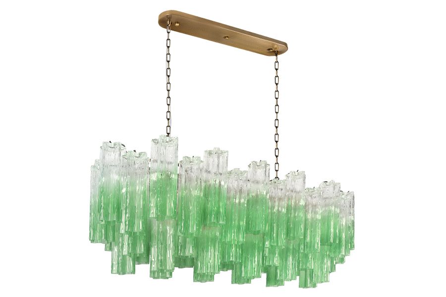 Подвесная люстра Loft IT Murano 10580/1000R Clear green