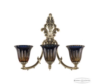 Бра Bohemia Ivele Crystal Verona 7211B15/3/210 GB P2 U Amber-Blue/H-1K