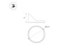 Насадка антибликовая Arlight LGD-ARTIFACT-HALF-SNOOT-R65 (WH) (Металл) 057159