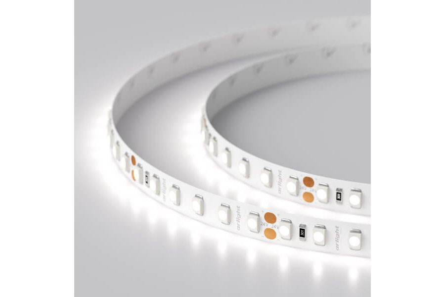 Светодиодная лента Arlight RT-A120-8mm 24V White6000 (9.6 W/m, IP20, 2835, 50m) 024568(2)