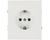Розетка Эра Arktik 16-2102-08 с заземлением 2P+E Schuko со шторками 16А-250В белый матовый Б0070431