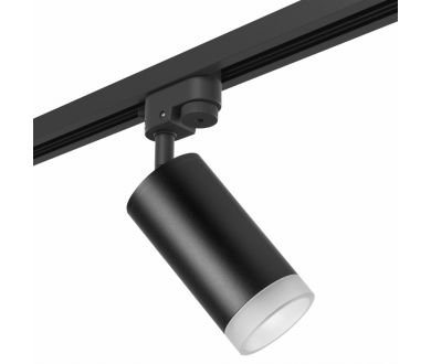 Трековый светильник Lightstar Track 1 black R1T43730 (214437+592057+202430)