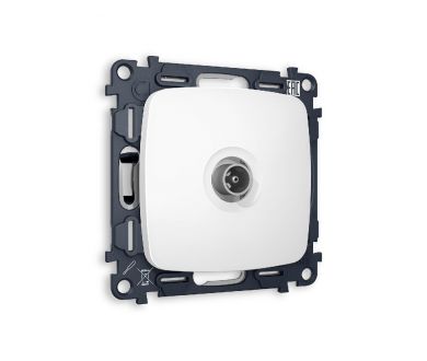Купить Комплект механизма TV розетки проходной 5-1000 MHz 4dB Ambrella Volt Omega MO133030 Комплект механизма TV розетки проходной 5-1000 MHz 4dB Ambrella Volt Omega MO133030