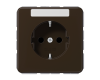 Розетка штепсельная Schuko Jung CD1520KINABR