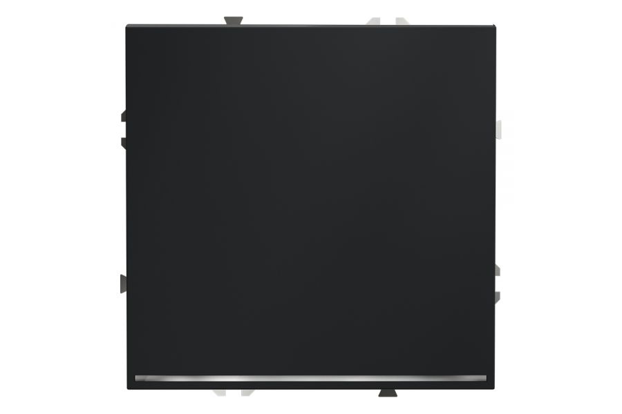 Проходной переключатель одноклавишный с подсветкой Voltum S70 VLS010407 (графит)