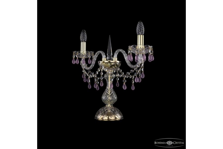 Настольная лампа Bohemia Ivele Crystal 1410L/2/141-39 G V7010