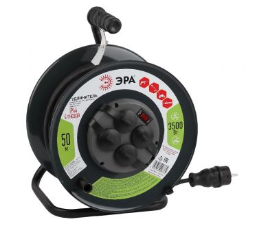 Удлинитель силовой Эра RMx-4es-3x1.5-50m-IP44(KG) Б0046804