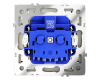 Розетка со шторками Voltum S70 VLS040205 (сталь)