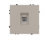 Розетка телефонная софт-тач кашемир Arlight SCT-MTL1-SFPL-CA (RJ-11, 4C) 061892(1)