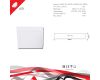 Накладной светильник Reluce 70607-9.5-001OL LED12W WH 4000K