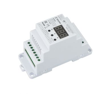 Диммер Arlight SMART-DALI-104-62-ADDR-DIM-DT6-DIN White (12-24V, 4x5A) 028422