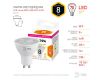 Лампа светодиодная Эра GU10 8W 2700K LED Lense MR16-8W-827-GU10 Б0054941