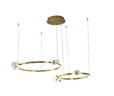 Подвесная люстра AM Group MARIPOSA SPD400+600 POLISHED GOLD