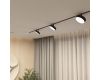 Трековый однофазный светильник Denkirs Smart Linear DK8070-BK