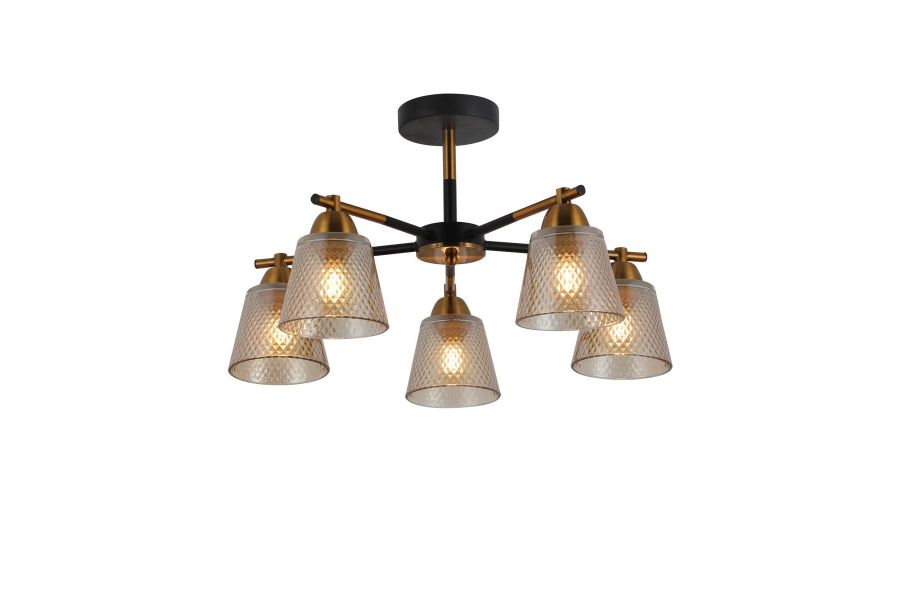 Люстра на штанге Freya Kello FR4015PL-05BBZ