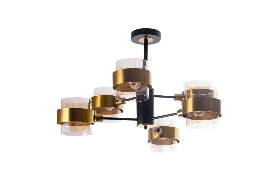 Люстра на штанге Arte Lamp Carlo A8205SP-6BK