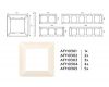 Рамка двухместная Ambrella Volt Line AF110302