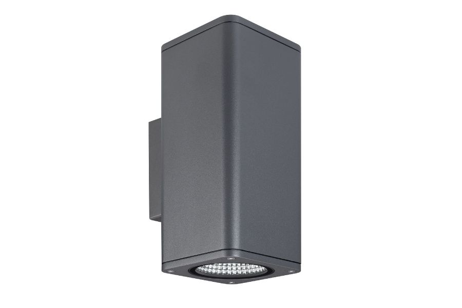 Уличный настенный светильник Arlight LGD-EVO-WALL-TWIN-S100x100-2x12W Day4000 (GR, 44 deg, 230V) 046194
