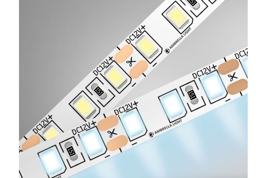 Светодиодная лента Ambrella Light LED Strip 12В 2835 9,6Вт/м 6500K 5м IP20 GS1103