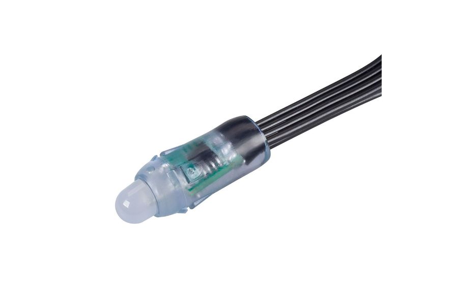 Герметичный управляемый модуль Arlight DMX-UVR-D12 12V RGB (0.3W, IP67, 90deg) 043451