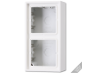 Коробка двухместная Jung LS582ASW