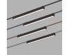 Трековый однофазный светильник Denkirs Belty linear DK5676-BK